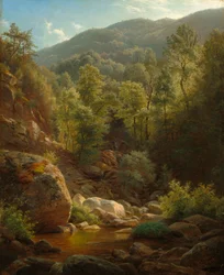 Escena en los Catskills, 1858